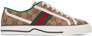 Gucci Beige GG Supreme ' Tennis 1977' Sneakers