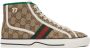 Gucci Beige ' Tennis 1977' High-Top Sneakers - Thumbnail 1
