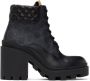 Gucci Black GG Ankle Boots - Thumbnail 1