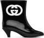 Gucci Black Interlocking G Boots - Thumbnail 1