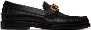 Gucci Black Leather Loafers