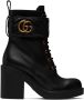 Gucci Black Marmont Boots - Thumbnail 1