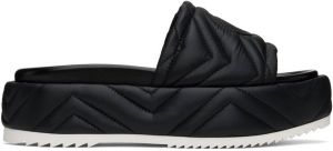 Gucci Black Quilted Angelina Sandals