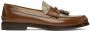 Gucci Brown GG Tassel Loafers - Thumbnail 1