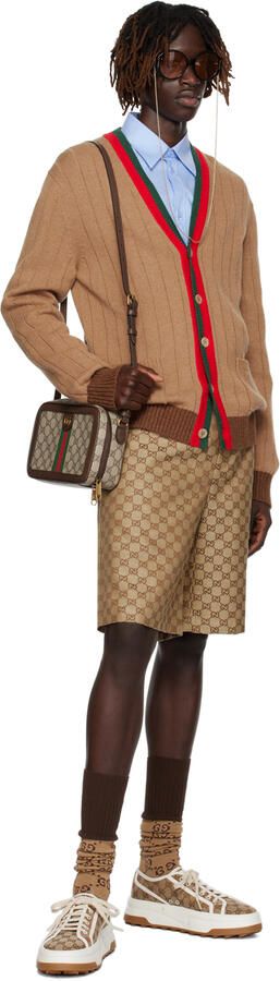 Gucci Beige GG Sneakers - Picture 4