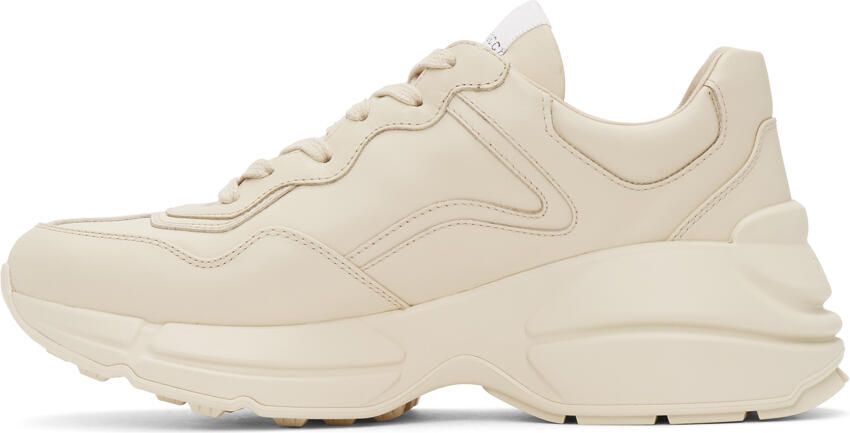 Gucci Beige ' Hawaii' Rython Sneakers - Picture 2
