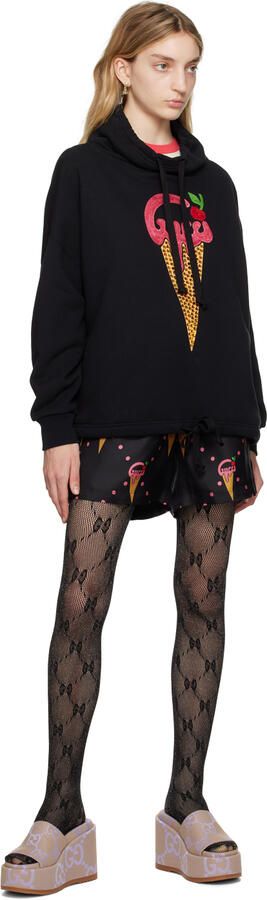 Gucci Beige Jumbo GG Platform Sandals - Picture 4