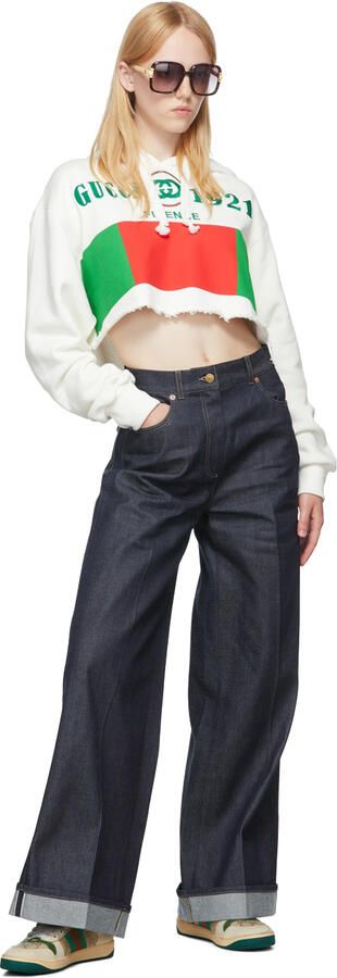 Gucci Beige Screener GG Sneakers - Picture 4