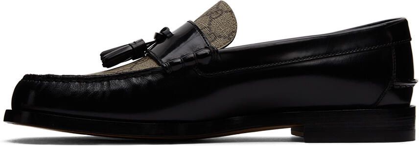 Gucci Black GG Loafers - Picture 4