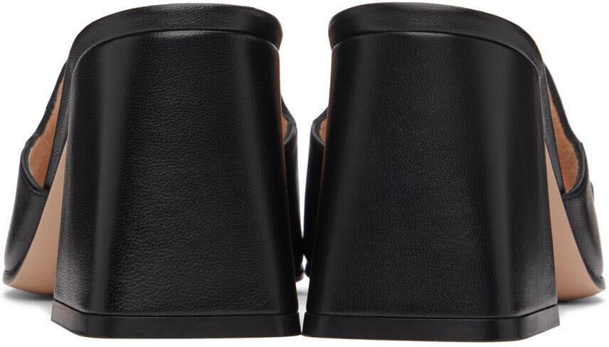 Gucci Black Horsebit Heeled Sandals