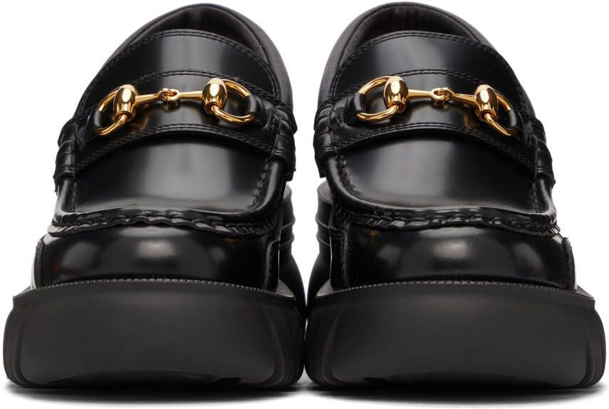Gucci Black Horsebit Loafers