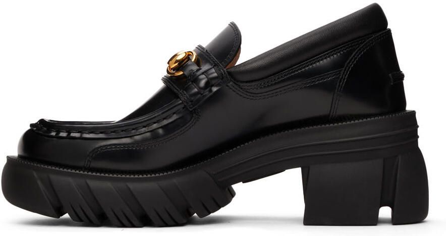 Gucci Black Horsebit Loafers - Picture 2