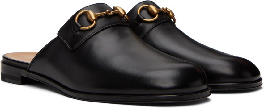 Gucci Black Horsebit Loafers - Picture 2