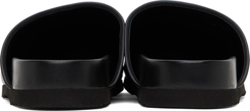 Gucci Black Horsebit Slippers