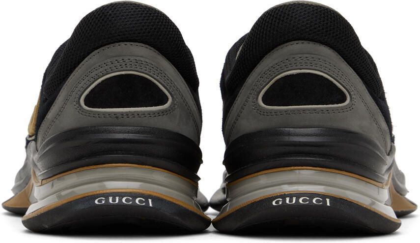Gucci Black Interlocking G Run Sneaker - Picture 5