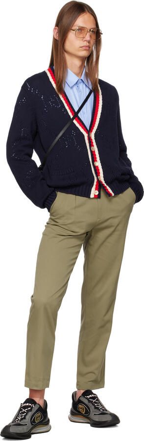 Gucci Black Interlocking G Run Sneaker - Picture 4