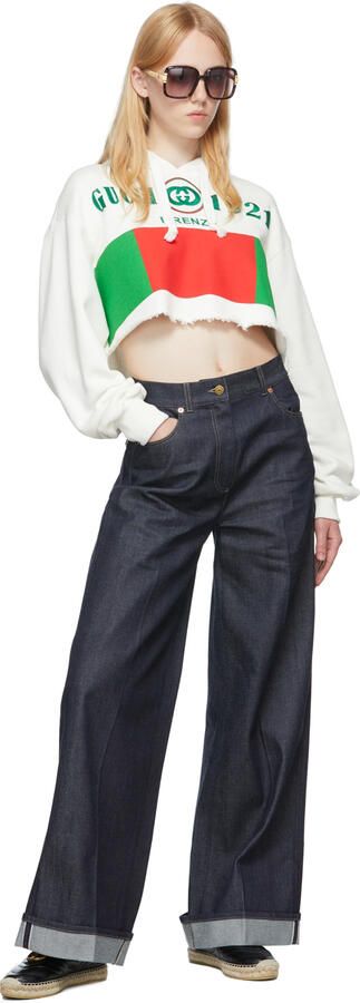 Gucci Black Leather GG Espadrilles - Picture 3