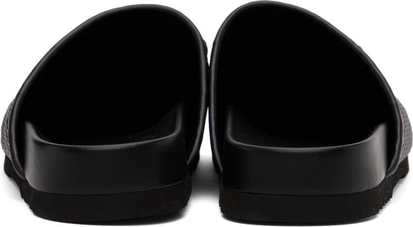 Gucci Black Leather Horsebit Loafers