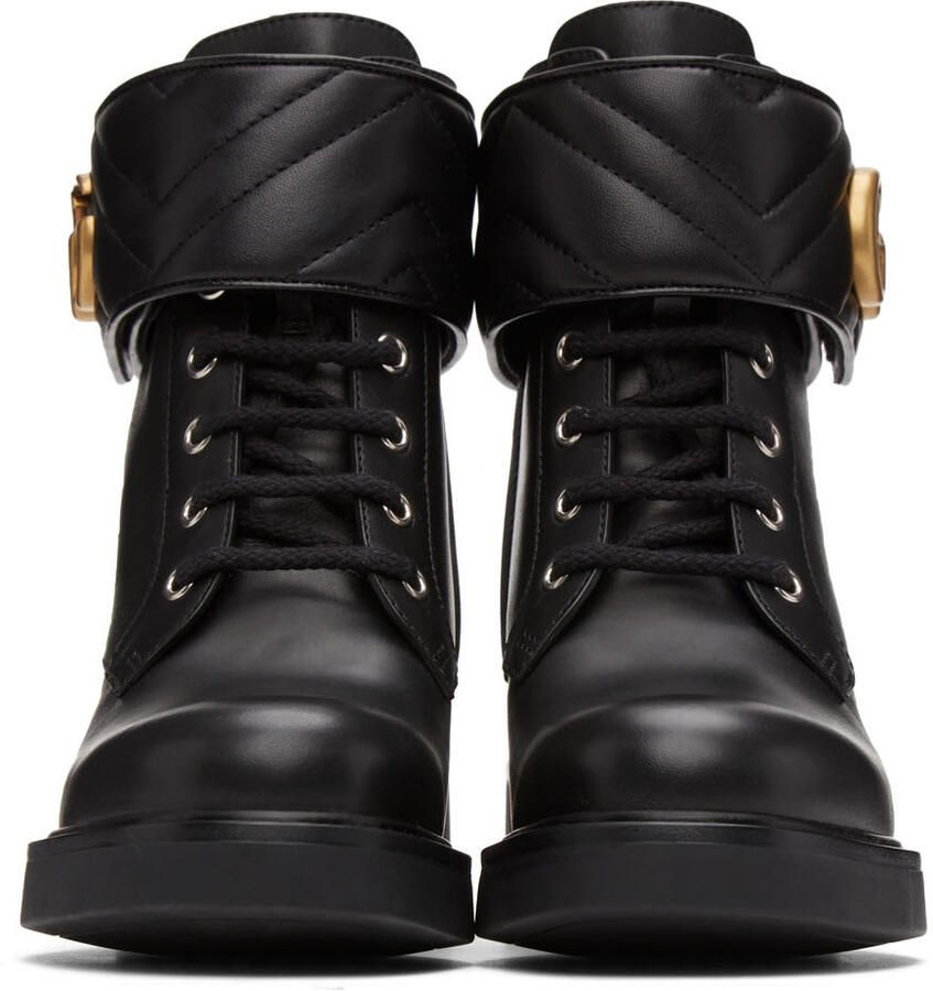 Gucci Black Marmont Ankle Boots