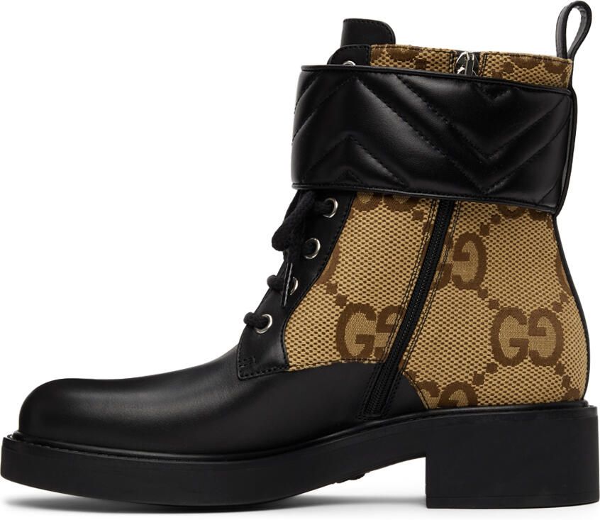 Gucci Black Marmont Double G Boots - Picture 3
