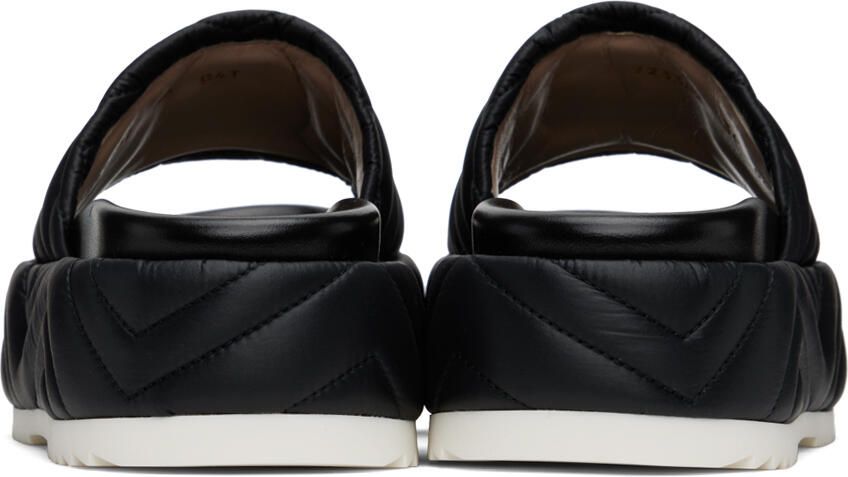 Gucci Black Quilted Angelina Sandals