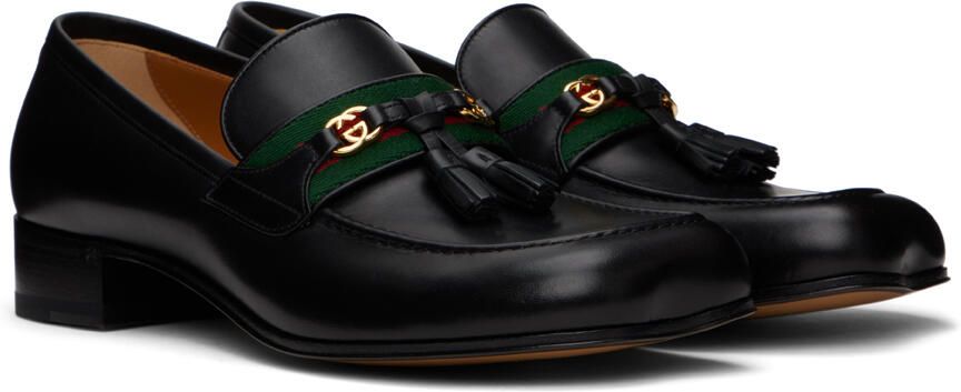 Gucci Black Tassel Loafers - Picture 2