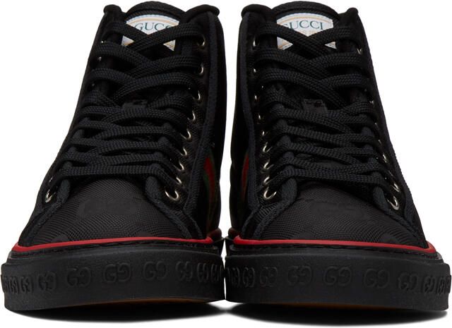 Gucci Black ' Tennis 1977' Off The Grid High-Top Sneakers - Picture 2