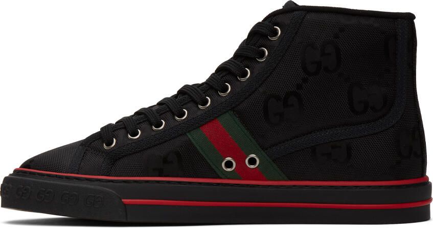 Gucci Black ' Tennis 1977' Off The Grid High-Top Sneakers