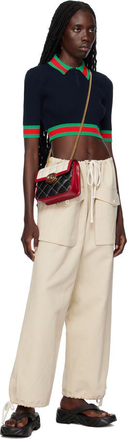 Gucci Black Thong Platform Sandals - Picture 4