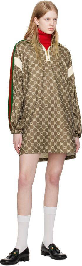 Gucci Black Web Interlocking G Loafers - Picture 4