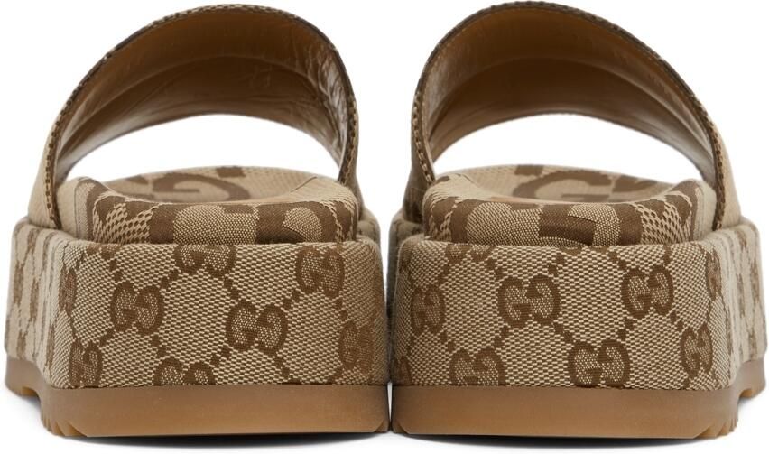 Gucci Brown GG Angelina Sandals