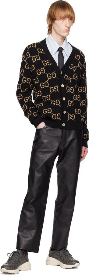 Gucci Gray Rhyton Sneakers - Picture 4