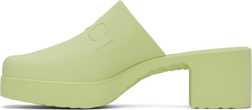 Gucci Green Slip-On Loafers - Picture 3