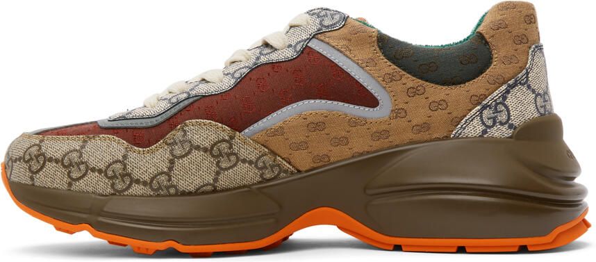 Gucci Multicolor GG Rhyton Sneakers - Picture 2