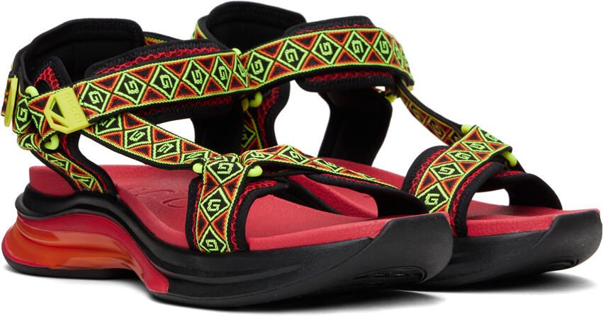 Gucci Multicolor Run Sandals - Picture 2