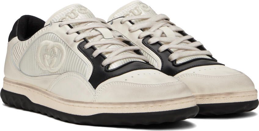 Gucci Off-White & Black MAC80 Sneakers - Picture 2