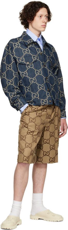 Gucci Off-White GG Loafers - Picture 4