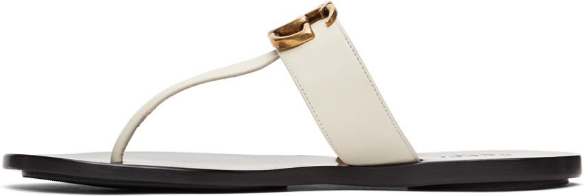 Gucci Off-White GG Marmont Sandals - Picture 2