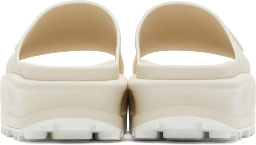 Gucci Off-White Rubber Sandals