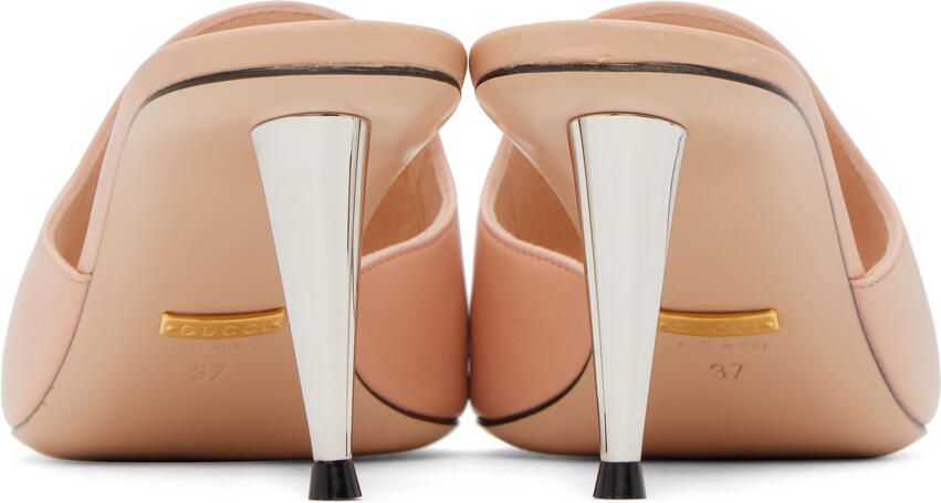 Gucci Pink Blondie Heeled Sandals