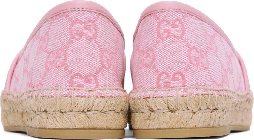 Gucci Pink GG Espadrilles