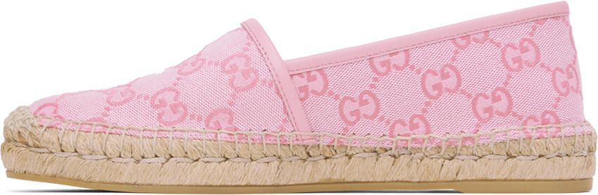 Gucci Pink GG Espadrilles - Picture 3