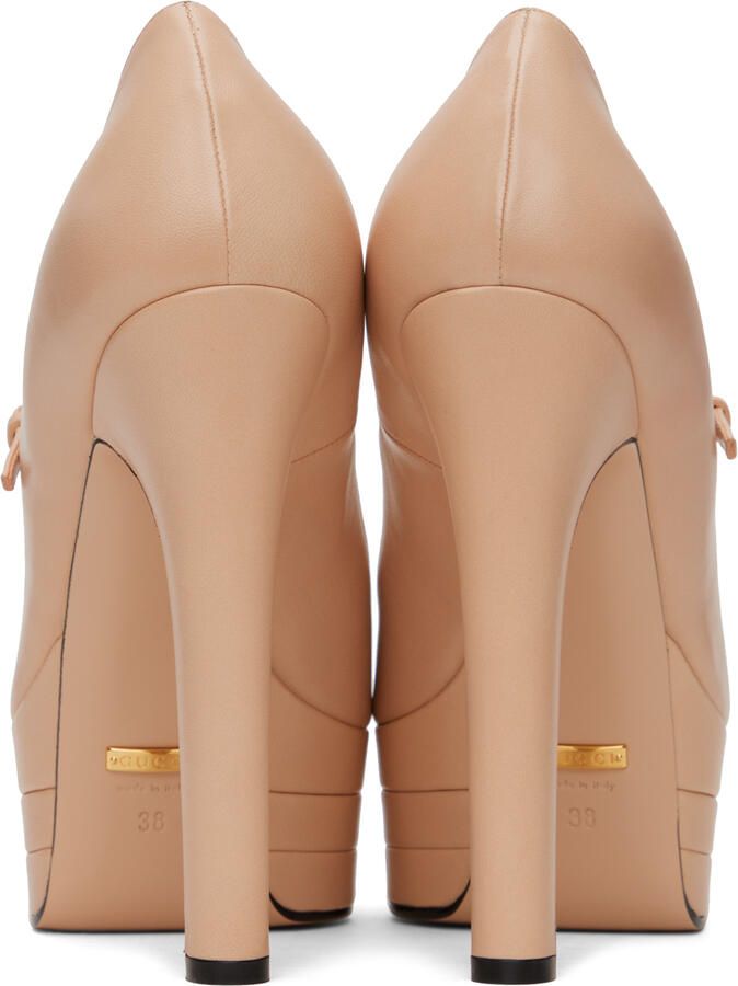 Gucci Pink Platform Pumps - Picture 3