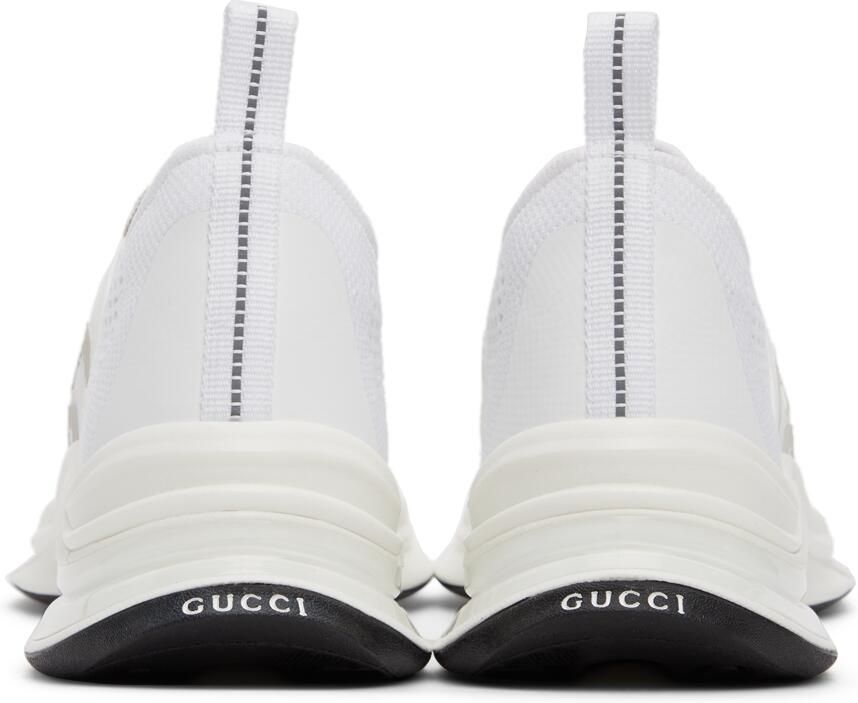 Gucci White Run Low-Top Sneakers