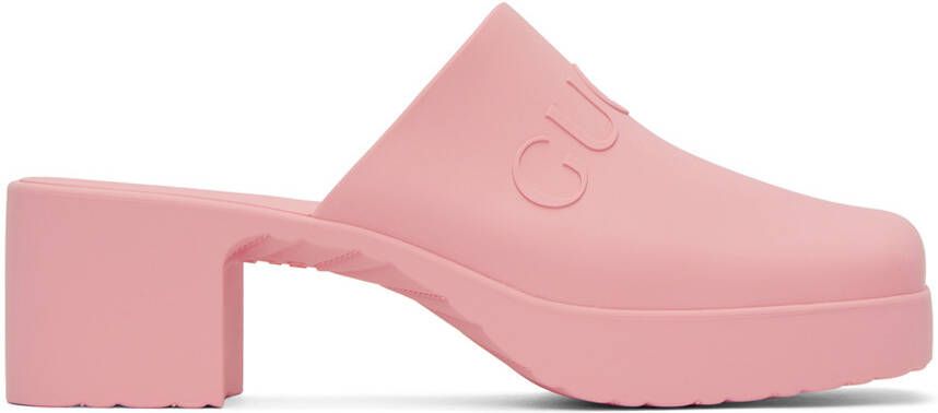 Gucci Pink Slip-On Loafers
