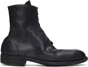 Guidi Black 995 Lace-Up Boots