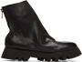 Guidi Black Leather Ankle Boot - Thumbnail 1