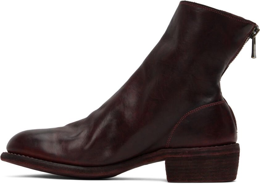 Guidi Burgundy 796 Boots - Picture 3