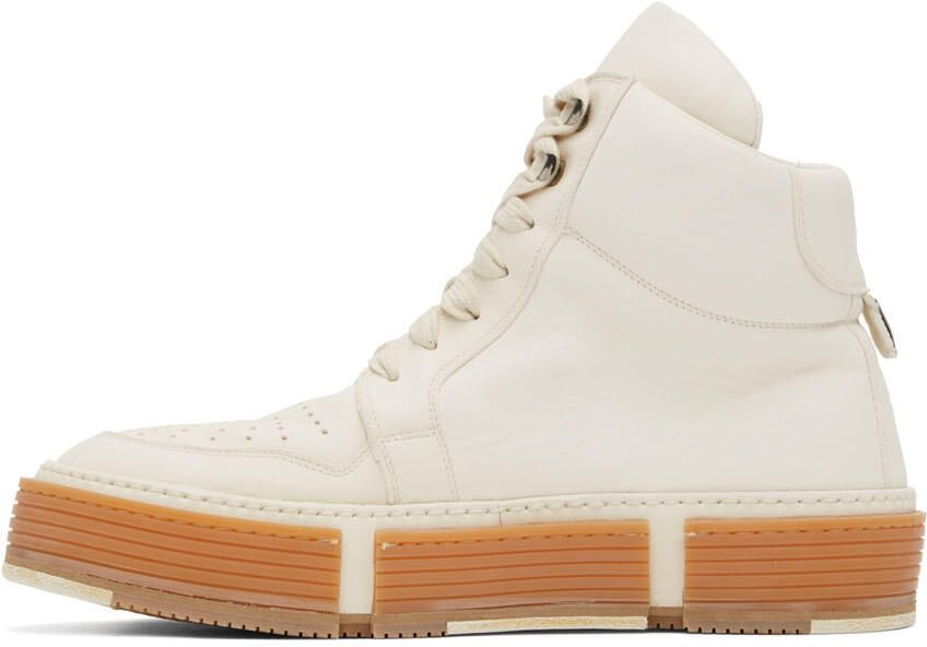Guidi White Basket High-Top Sneakers - Picture 3