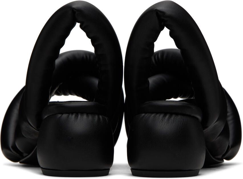 Henrik Vibskov Black Yume Edition Sausage Heeled Sandals